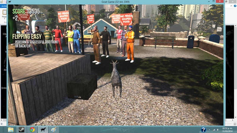 Illustration for article titled Retrohunter95 reviews: Goat Simulator (NSFW text).